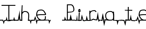 Font : flatline Custom Text : The Pirate Way Test your own text here Click to download or to view this font on a tshirt that can be custom printed in Bali