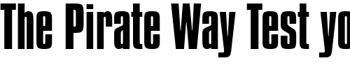 Font : font104 Custom Text : The Pirate Way Test your own text here Click to download or to view this font on a tshirt that can be custom printed in Bali