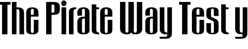 Font : gogo•big Custom Text : The Pirate Way Test your own text here Click to download or to view this font on a tshirt that can be custom printed in Bali