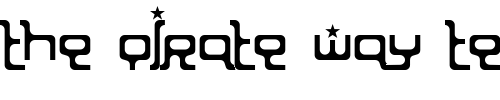 Font : ion Custom Text : The Pirate Way Test your own text here Click to download or to view this font on a tshirt that can be custom printed in Bali