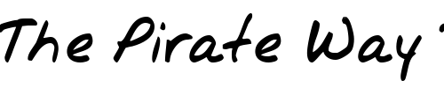Font : jrhand Custom Text : The Pirate Way Test your own text here Click to download or to view this font on a tshirt that can be custom printed in Bali