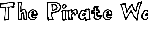 Font : onepunchJim-outline Custom Text : The Pirate Way Test your own text here Click to download or to view this font on a tshirt that can be custom printed in Bali