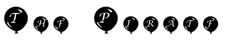 Font : pf_ballons-1 Custom Text : The Pirate Way Test your own text here Click to download or to view this font on a tshirt that can be custom printed in Bali