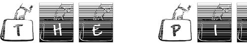 Font : pf_bc_gradient Custom Text : The Pirate Way Test your own text here Click to download or to view this font on a tshirt that can be custom printed in Bali