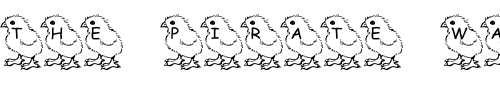 Font : pf_chick Custom Text : The Pirate Way Test your own text here Click to download or to view this font on a tshirt that can be custom printed in Bali