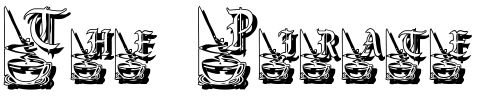 Font : pf_coffee_shadowed Custom Text : The Pirate Way Test your own text here Click to download or to view this font on a tshirt that can be custom printed in Bali