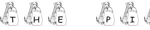 Font : pf_dog1 Custom Text : The Pirate Way Test your own text here Click to download or to view this font on a tshirt that can be custom printed in Bali