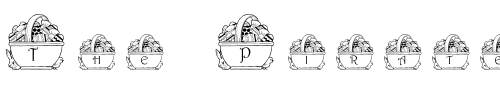 Font : pf_easter003 Custom Text : The Pirate Way Test your own text here Click to download or to view this font on a tshirt that can be custom printed in Bali