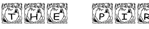 Font : pf_holloween1 Custom Text : The Pirate Way Test your own text here Click to download or to view this font on a tshirt that can be custom printed in Bali
