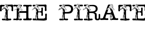 Font : pf_iris Custom Text : The Pirate Way Test your own text here Click to download or to view this font on a tshirt that can be custom printed in Bali