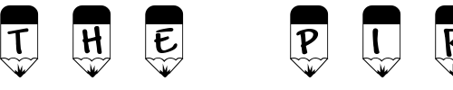 Font : pf_pencil Custom Text : The Pirate Way Test your own text here Click to download or to view this font on a tshirt that can be custom printed in Bali