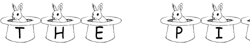 Font : pf_rabbit-in-a-hat Custom Text : The Pirate Way Test your own text here Click to download or to view this font on a tshirt that can be custom printed in Bali