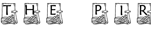 Font : pf_toolbox1 Custom Text : The Pirate Way Test your own text here Click to download or to view this font on a tshirt that can be custom printed in Bali