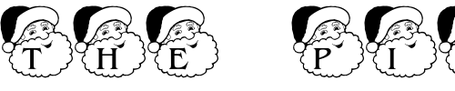 Font : pf_xmas_santahead Custom Text : The Pirate Way Test your own text here Click to download or to view this font on a tshirt that can be custom printed in Bali