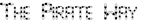 Font : pills-are-good Custom Text : The Pirate Way Test your own text here Click to download or to view this font on a tshirt that can be custom printed in Bali