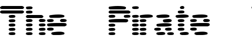 Font : pixelino Custom Text : The Pirate Way Test your own text here Click to download or to view this font on a tshirt that can be custom printed in Bali