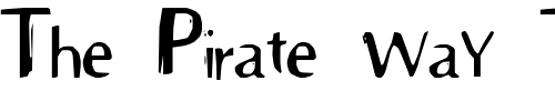 Font : prehistoric Custom Text : The Pirate Way Test your own text here Click to download or to view this font on a tshirt that can be custom printed in Bali