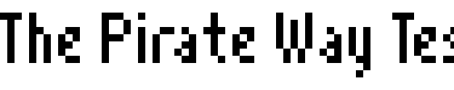 Font : reaktro7-supacondensed Custom Text : The Pirate Way Test your own text here Click to download or to view this font on a tshirt that can be custom printed in Bali