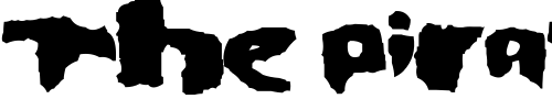 Font : se7en Custom Text : The Pirate Way Test your own text here Click to download or to view this font on a tshirt that can be custom printed in Bali