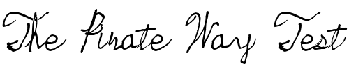 Font : skeetch Custom Text : The Pirate Way Test your own text here Click to download or to view this font on a tshirt that can be custom printed in Bali