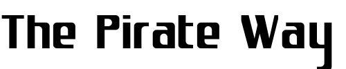 Font : spacejunk-XL Custom Text : The Pirate Way Test your own text here Click to download or to view this font on a tshirt that can be custom printed in Bali