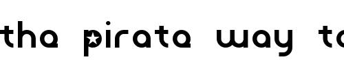 Font : starmonkey Custom Text : The Pirate Way Test your own text here Click to download or to view this font on a tshirt that can be custom printed in Bali