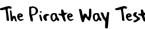 Font : taberhand Custom Text : The Pirate Way Test your own text here Click to download or to view this font on a tshirt that can be custom printed in Bali