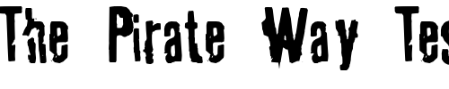 Font : tablhoide Custom Text : The Pirate Way Test your own text here Click to download or to view this font on a tshirt that can be custom printed in Bali
