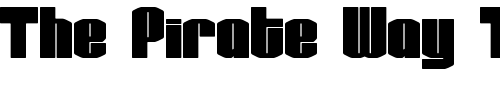 Font : test1 Custom Text : The Pirate Way Test your own text here Click to download or to view this font on a tshirt that can be custom printed in Bali