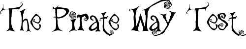 Font : the-Gingerbread-House Custom Text : The Pirate Way Test your own text here Click to download or to view this font on a tshirt that can be custom printed in Bali