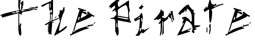 Font : the-dark-ages Custom Text : The Pirate Way Test your own text here Click to download or to view this font on a tshirt that can be custom printed in Bali