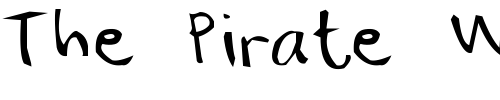 Font : water Custom Text : The Pirate Way Test your own text here Click to download or to view this font on a tshirt that can be custom printed in Bali