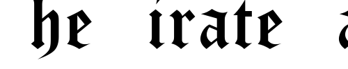 Font : waxwork-DEMO Custom Text : The Pirate Way Test your own text here Click to download or to view this font on a tshirt that can be custom printed in Bali